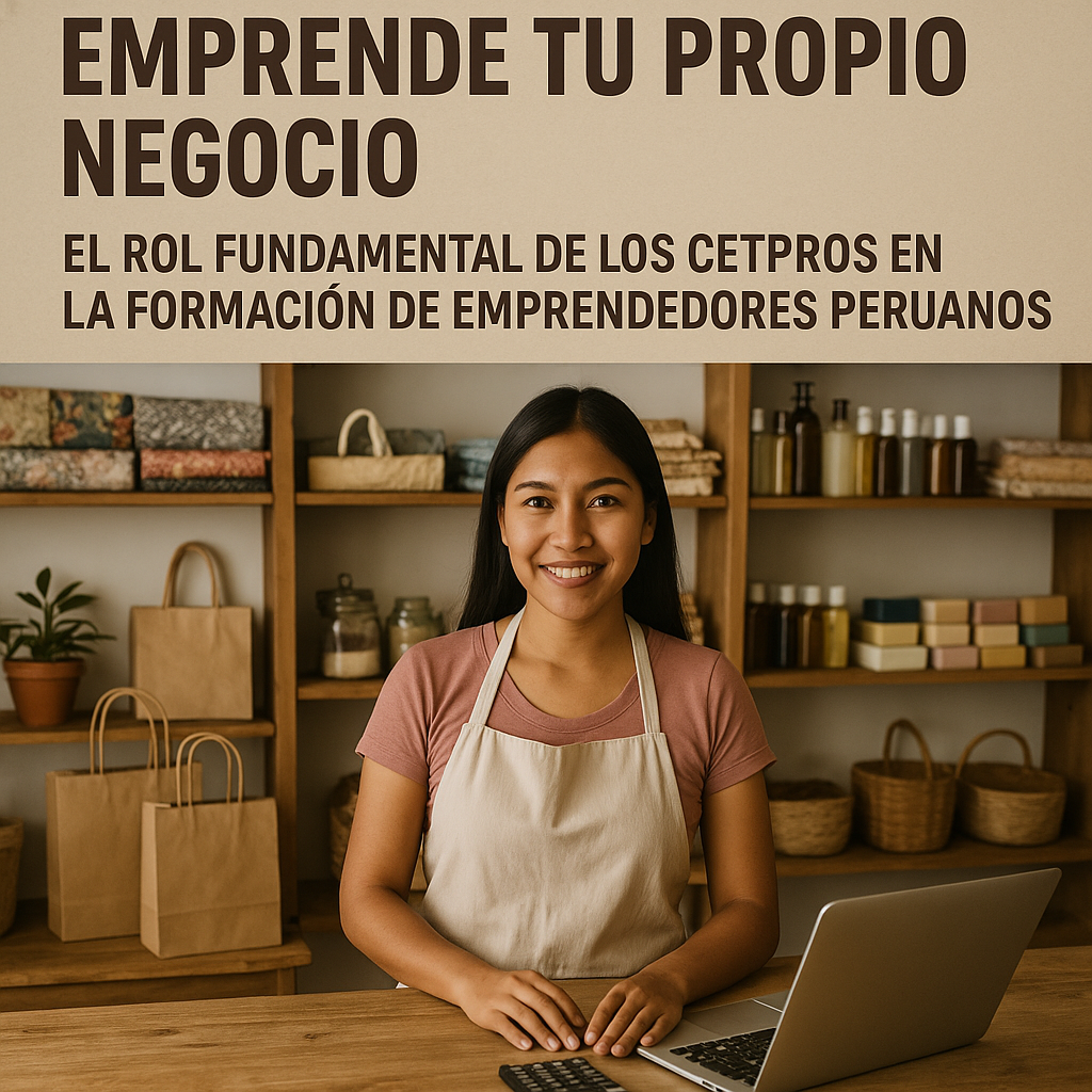 Emprende tu Propio Negocio: El Rol Fundamental de los CETPROs en la Formación de Emprendedores Peruanos
